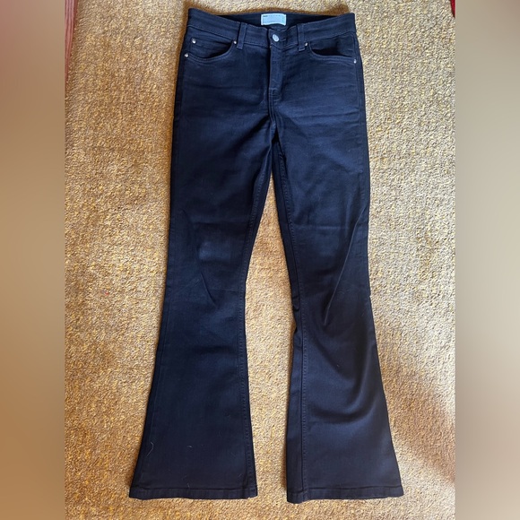 Black Flared Pants - Picture 1 of 5